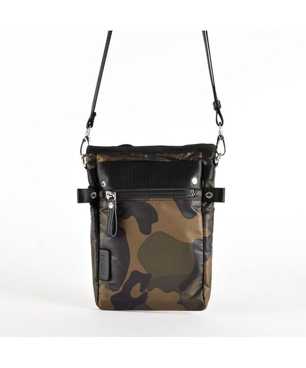 Y'SACCS テープデザインポシェット カーキ