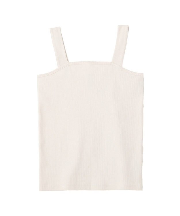 AMERICAN HOLIC 【抗菌防臭】スクエアベアタンクトップ Ivory