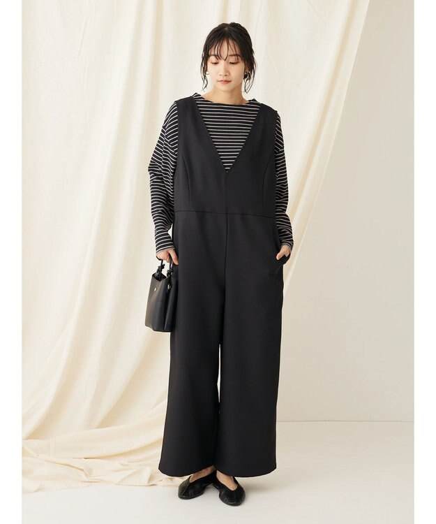 CRAFT STANDARD BOUTIQUE 【イージーケア】サロペット Black