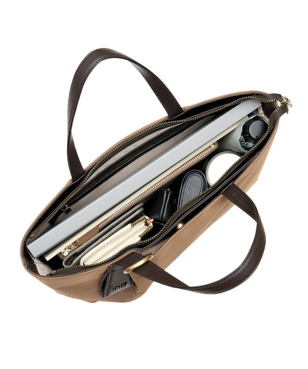 IBIZA ディアリオ　ナイロン　ハンドバッグ オーク