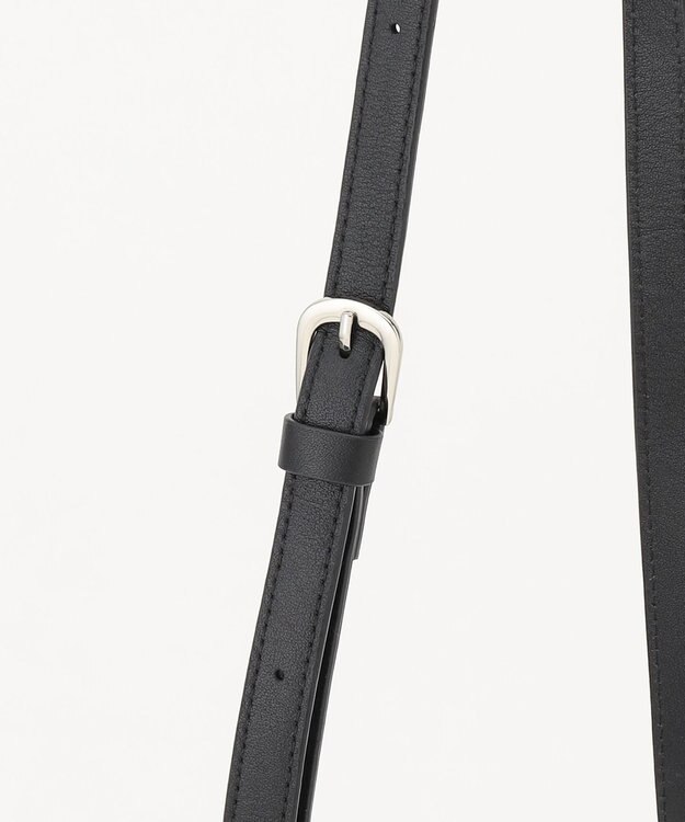 Y'SACCS ドットジャカード　ミニポシェット ブラック