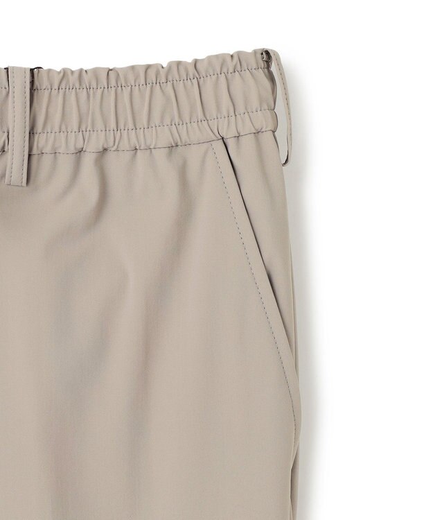 JOSEPH HOMME 新素材【接触冷感性/防しわ性/ストレッチ/洗える/撥水加工】トリコソリッドストレッチ ドロスト付きテーパードパンツ / PEGG CONVERTIBLE ベージュ系