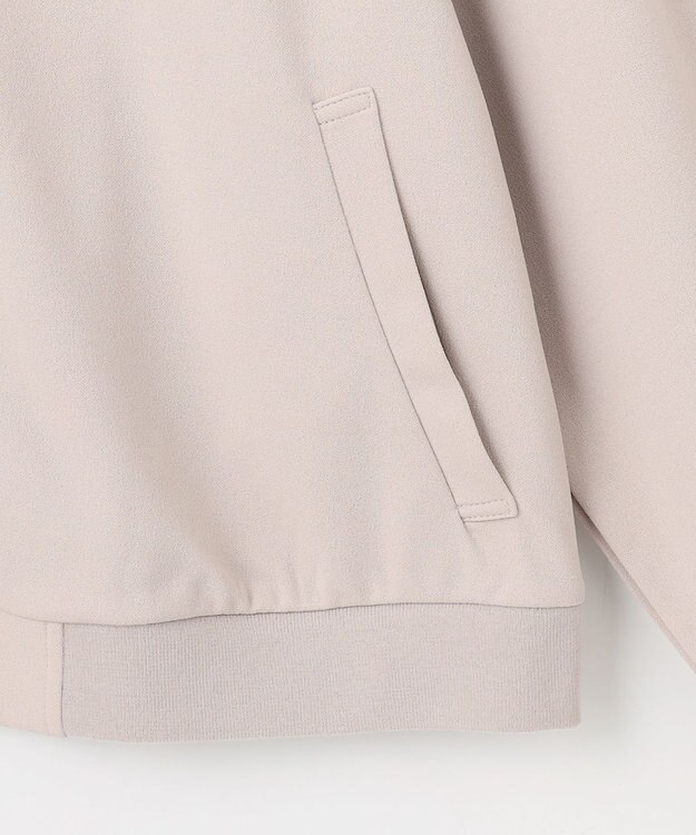 組曲 【ご好評につき追加生産！】ジョーゼットジャージー ブルゾン ベージュ系