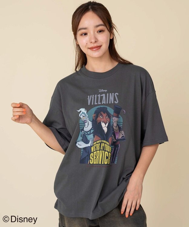 WEGO 【ユニセックス着用ITEM/SMLサイズ展開】VILLAINSグラフィックT（S） 柄2