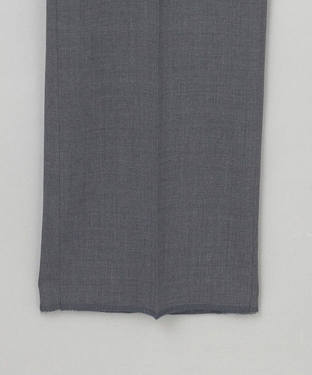 GOTAIRIKU ロングセラー【洗える/折り目加工/シワになりにくい/ウエストアジャスター】ウォッシャブル サマーウール100％パンツ_定番色(1タック)25年モデル ライトグレー系