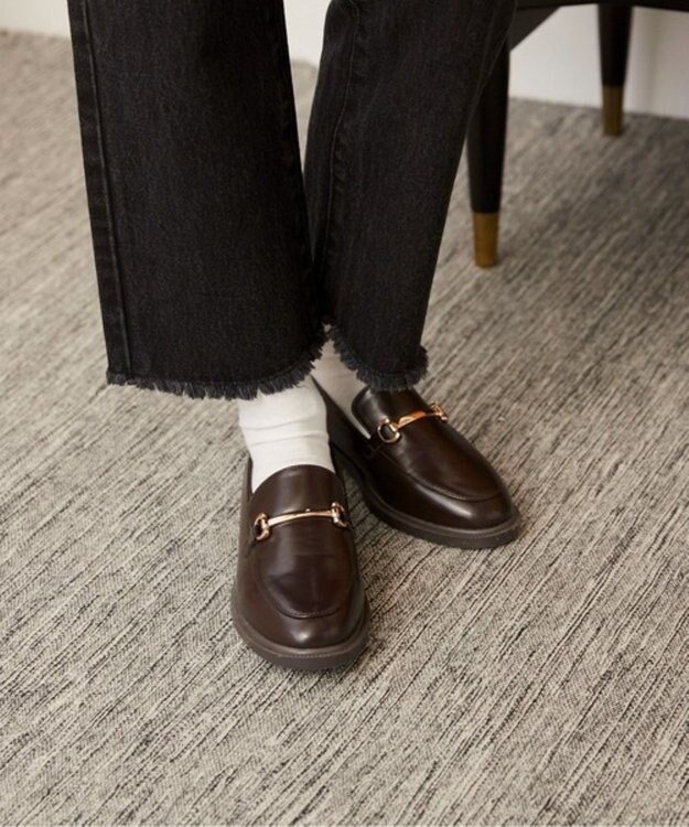 WEGO 【ANGIE VINTAGE】ビットローファー/コインローファー ダークブラウン