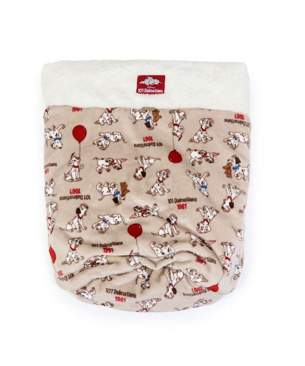 PET PARADISE ディズニー 101匹わんちゃん 筒形寝袋 遠赤外線 《風船柄》 42cm×70cm 風船柄