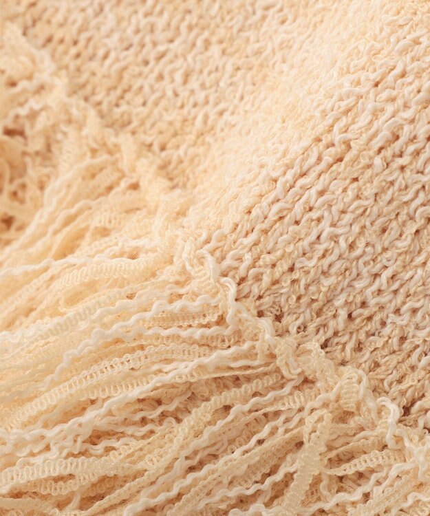 Green Parks ブークレループニットベスト Ecru