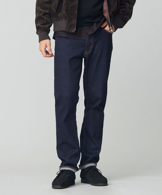 J.PRESS MEN 【JAPAN MADE DENIM】ストレッチスローンデニム ネイビー系