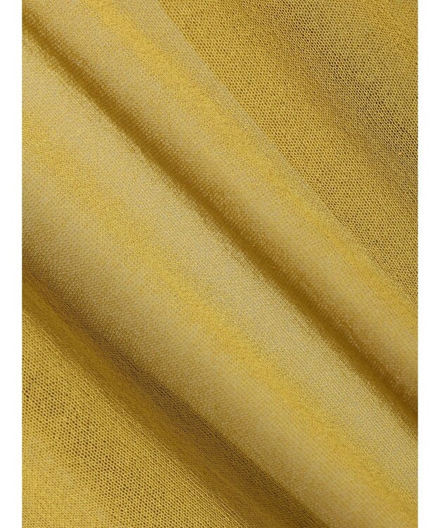 Green Parks 接触冷感ロング丈カーデ Yellow