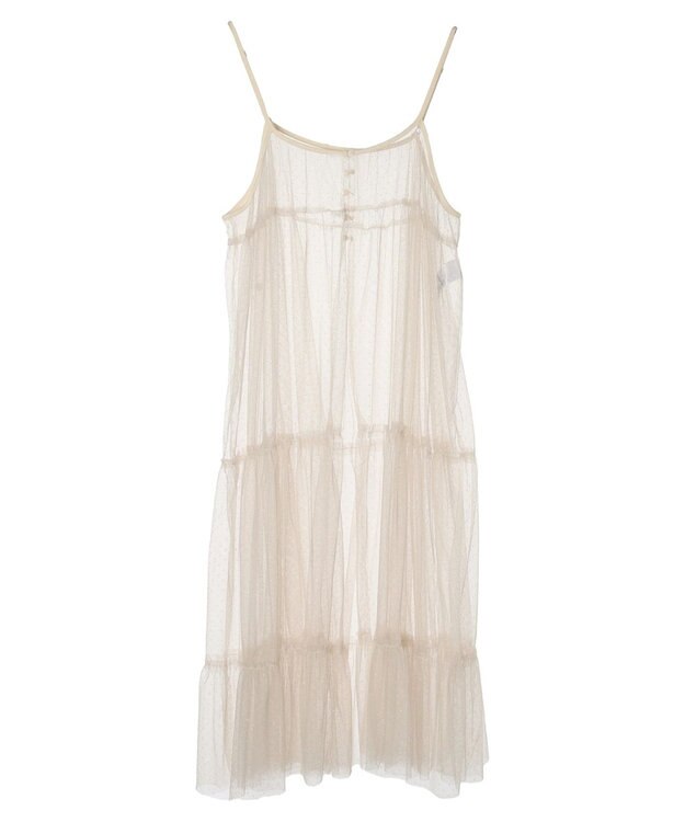 AMERICAN HOLIC チュールキャミワンピース Ivory