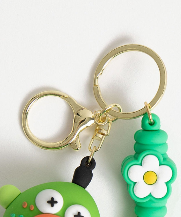 WEGO たべものモンスターキーホルダー グリーン