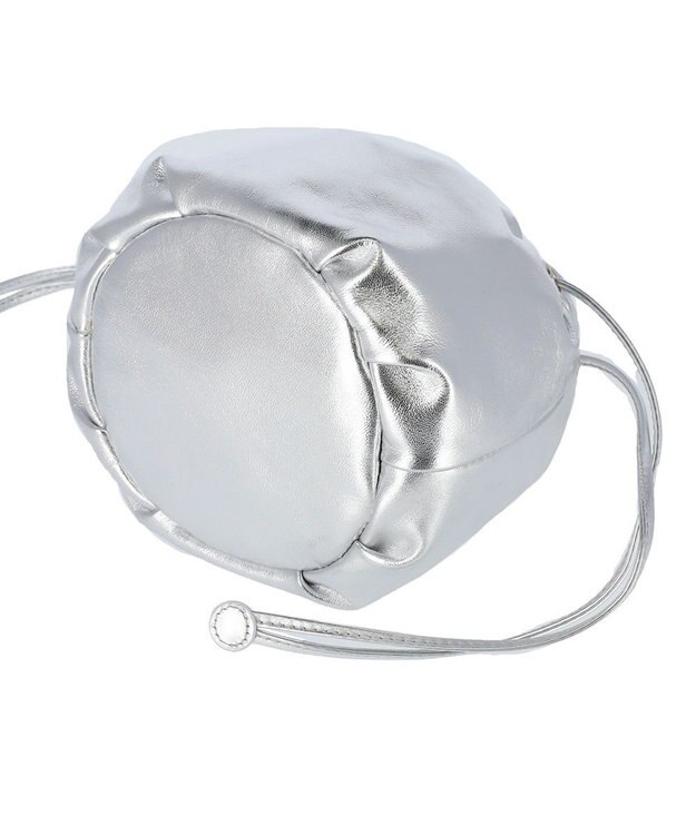 tsumori chisato CARRY ラムギャザー ショルダーバッグ シルバー