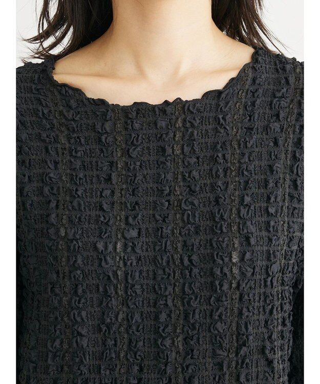 Green Parks ・ＲＡＹ　ＣＡＳＳＩＮ　フクレジャカードプルオーバー Black