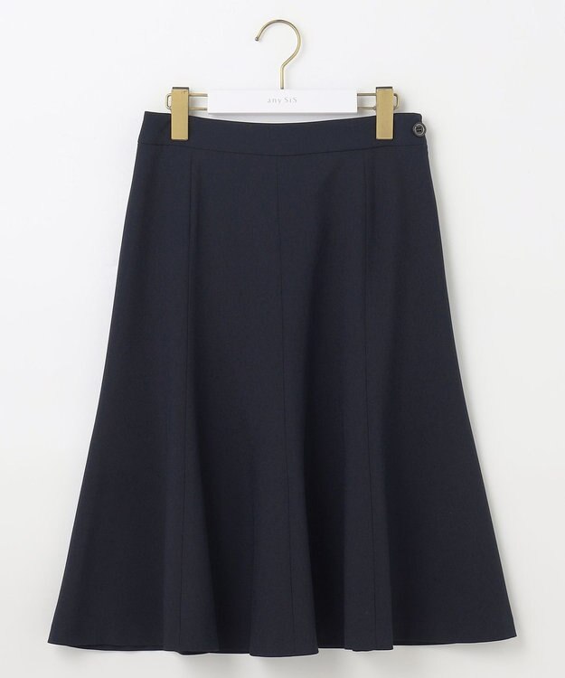 ANY SIS S 【UVカット / 接触冷感 / 吸水速乾】スマートビューティストレッチ フレアスカート ネイビー