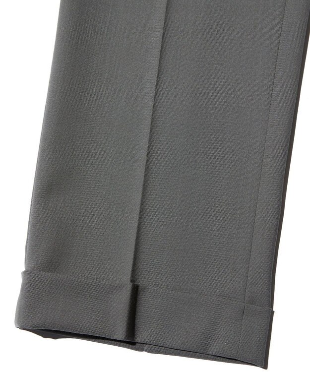 J.PRESS MEN 【J.PRESS ORIGINALS】HOPSACK 1TACK PIPED STEM SLACKS カーキ系