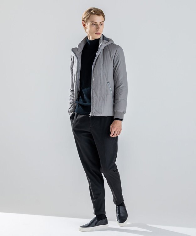 JOSEPH HOMME 【新素材】スリークエアーナイロン　ADSダウンブルゾン ライトグレー系