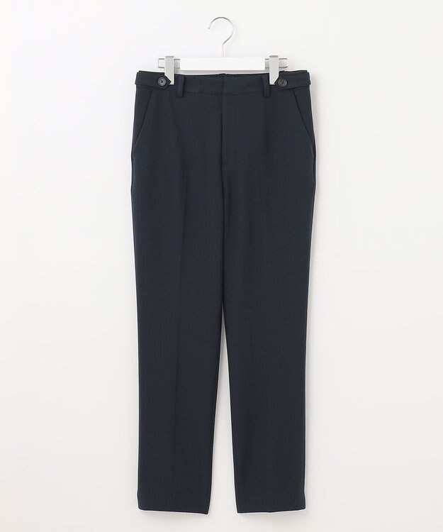 J.PRESS LADIES 【洗える】2way thermoサキソニー テーパード パンツ ネイビー系