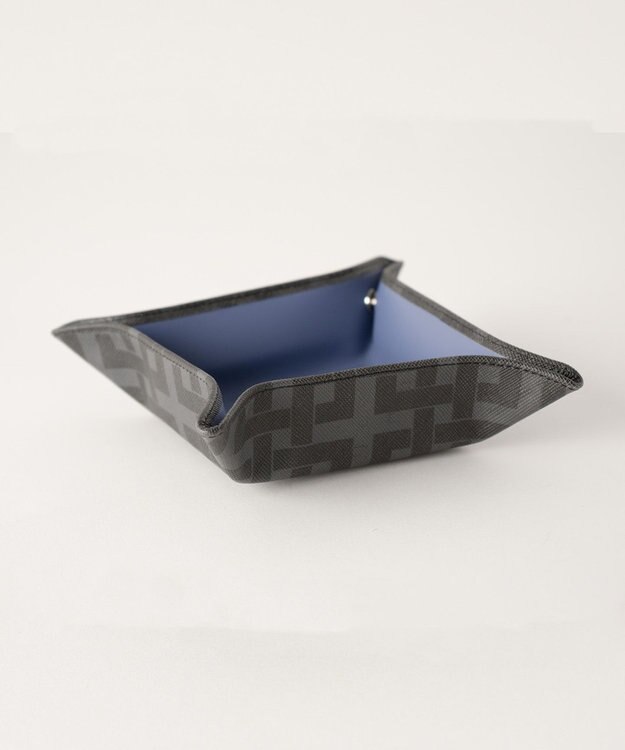 MIYABIYA La quoh with kirakaracho 角つなぎ プリントレザー レザートレー 玄（ブラック）