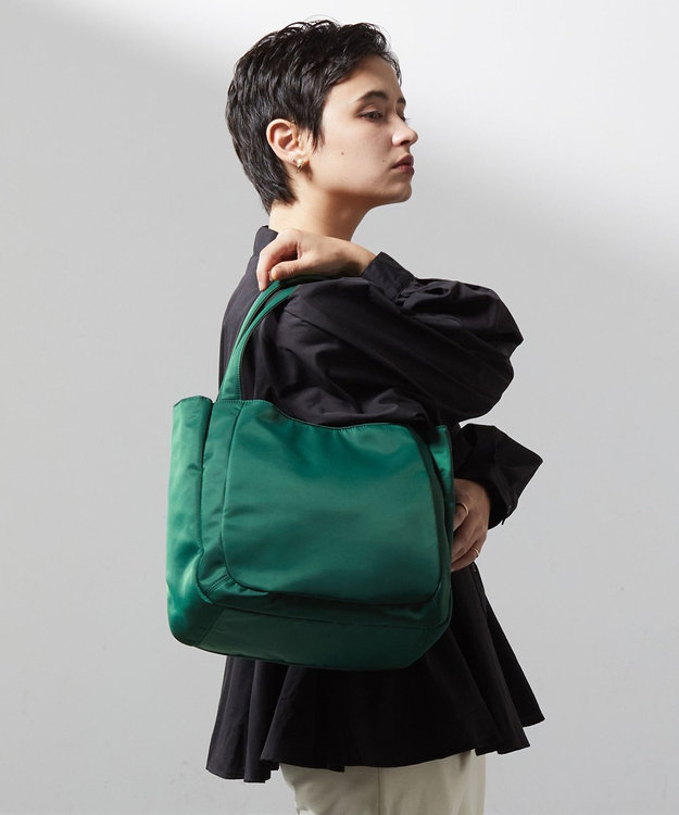 Y'SACCS 【ムック本掲載】ナイロンボンディングトート　Mサイズ グリーン