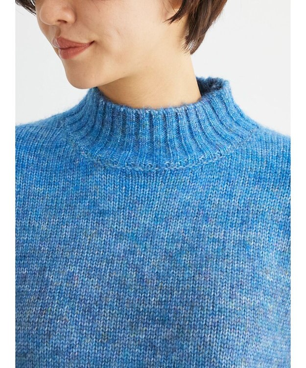 Green Parks グラデーションニットプルオーバー Blue