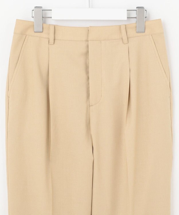 J.PRESS LADIES 【洗える・UVケア・速乾】OXIJEWELストレッチ テーパード パンツ キャメル系