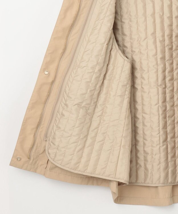 組曲 【WEB限定・取り外せるライナー付き】ライトタッサージャケット ベージュ系