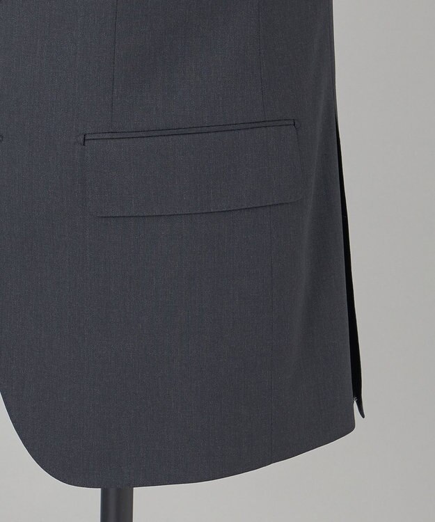 GOTAIRIKU オールシーズン対応【御幸毛織】WOOL×SOLOTEX ストレッチスーツ（グレー無地） グレー系