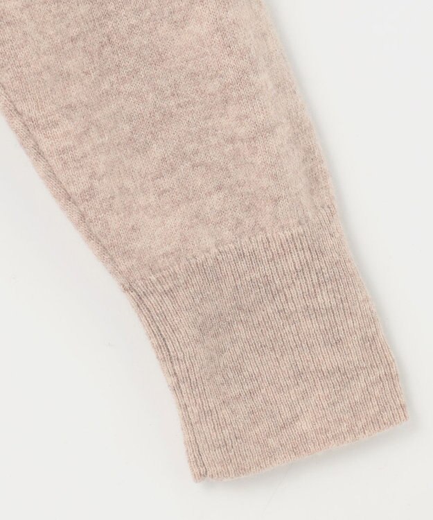 J.PRESS LADIES 【洗える】CASHMERE BLEND Vネック カーディガン ベージュ系