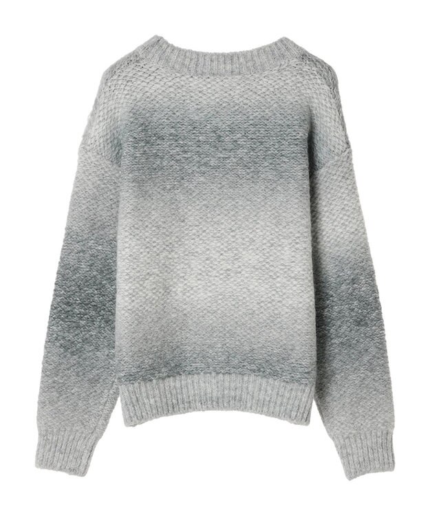 CRAFT STANDARD BOUTIQUE グラデーションクルーネックプルオーバー Gray