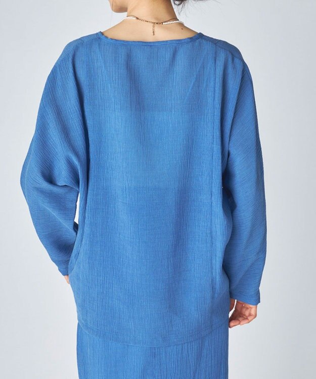 OP／FILA 【Ocean Pacific】水陸両用リボンカーディガン ブルー