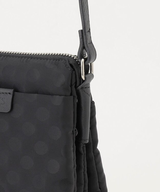 Y'SACCS ドットジャカード　ミニポシェット ブラック