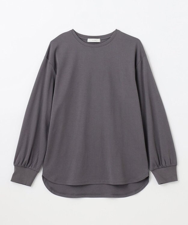 ANY 【UVケア】ビューティベーシックロングＴシャツ チャコール