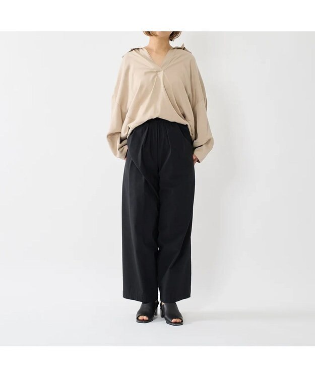 ing <ing>カバードバックストラップサンダル ブラック