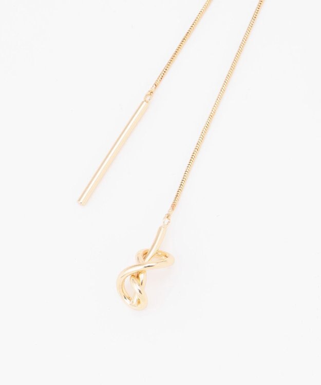 ANY SIS スライドメタル ネックレス ライトゴールド