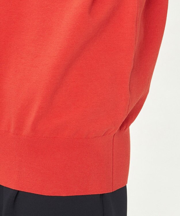 23区 L 【R(アール)】アイスニット 襟付きデザイン トップス オレンジ系