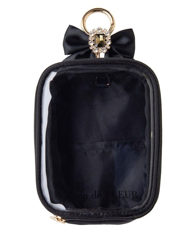 Maison de FLEUR EC限定クリアポーチS Black