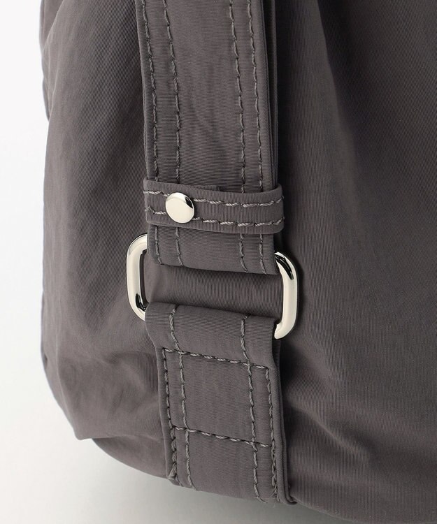 LA BAGAGERIE 【MONICA】クリンクルナイロン　ドロスト2WAYバッグ グレー