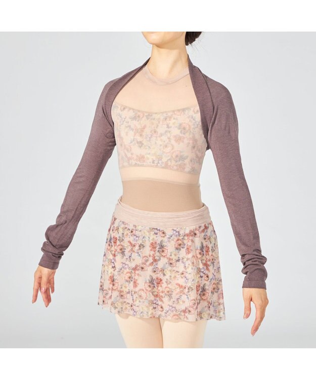 Chacott アームカバー (サーモギア(R)糸使用） グレイッシュライラック