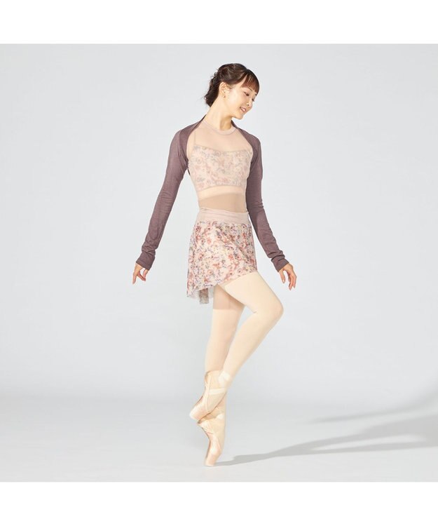 Chacott アームカバー (サーモギア(R)糸使用） グレイッシュライラック