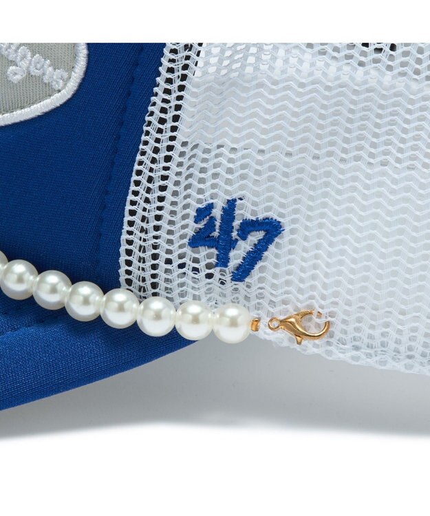WEGO 【ユニセックス着用ITEM】＇47　HITCH　FM　MLB　TRENDY　TEAM ブルー