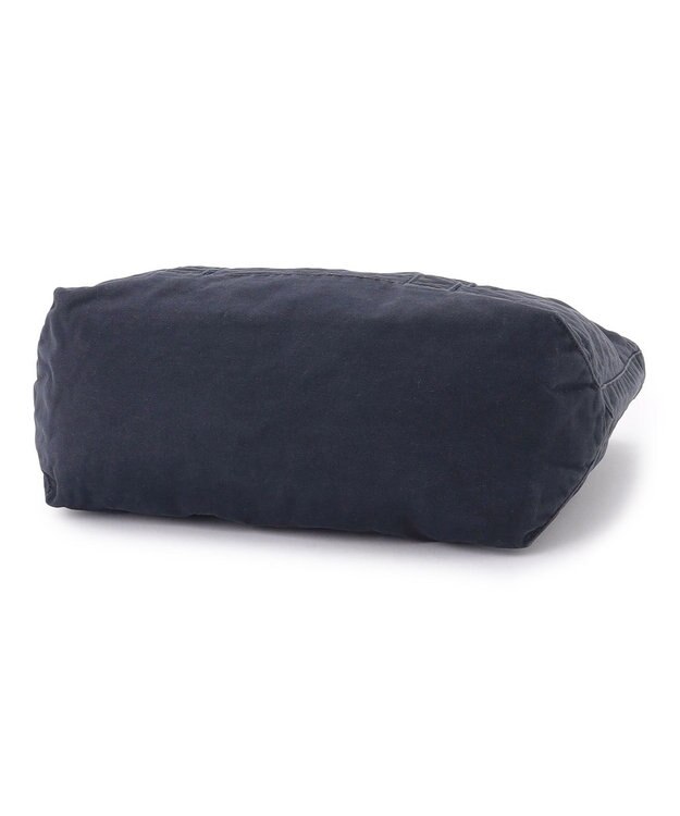 J.PRESS MEN コットンキャンバス オーバルトートバッグ ネイビー系