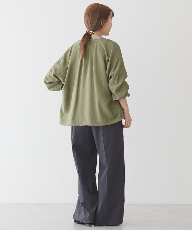 AMERICAN HOLIC ＶネックＺＩＰブルゾン Olive