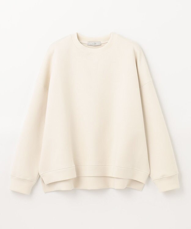 ANY 【洗濯機可】ライトウェイトクルーネックプルオーバー ベージュ