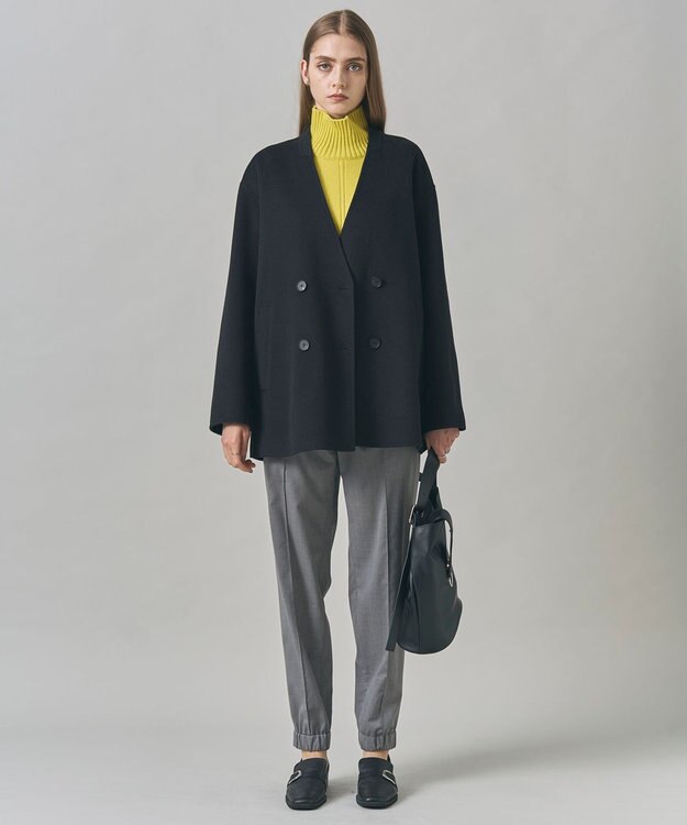 ICB 【洗える】T/Wブロード ジョグパンツ ライトグレー系