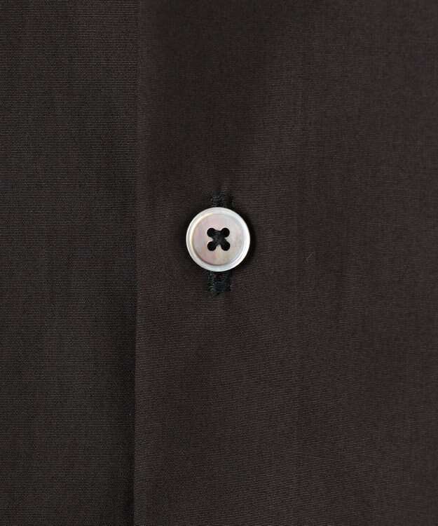 JOSEPH HOMME 【HIGH GRADE LINE】コットンポプリン  レギュラーカラーシャツ ブラック系