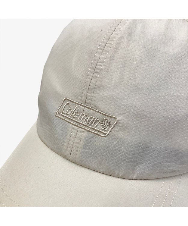林八百吉商店 Coleman　リップストップ2Wayメッシュキャップ ライトベージュ