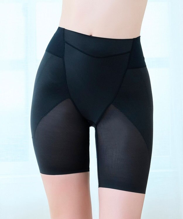 BRADELIS New York 【BRADELIS New York】おしりが桃メリハリフィットガードル ブラデリス 補正下着 ヒップアップ 1枚履き可能なガードルショーツ ブラック