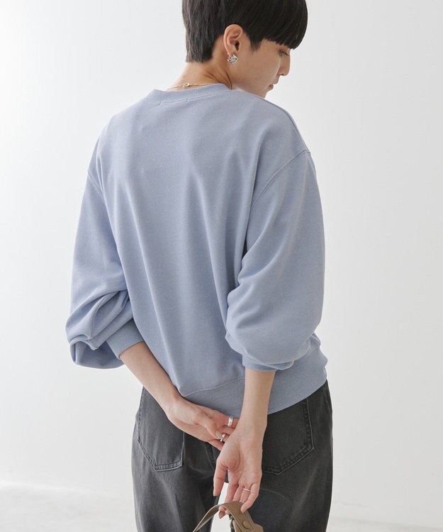 AMERICAN HOLIC ラメ裏毛プルオーバー Blue