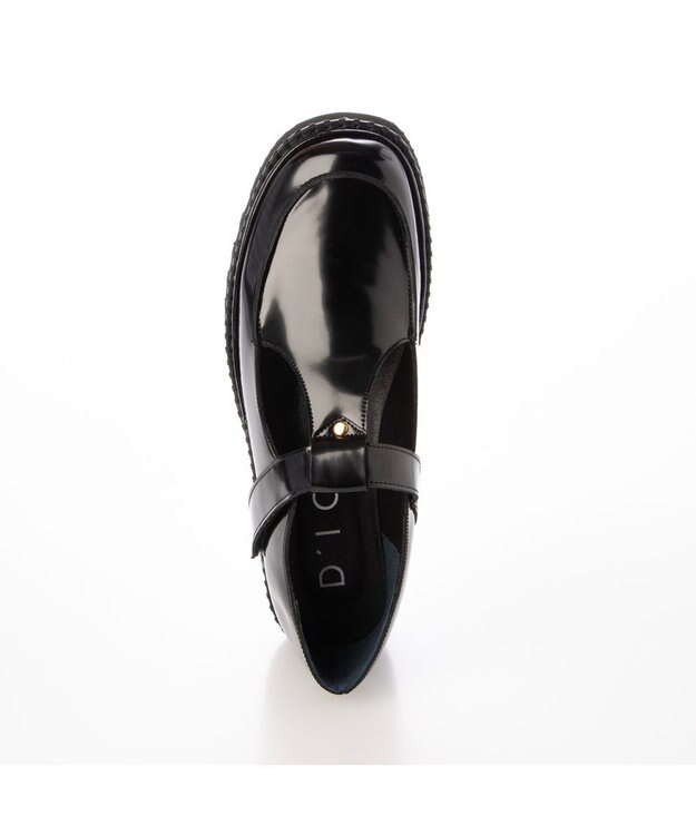 MODE ET JACOMO <D'ICI>Tストラップローファー ブラック